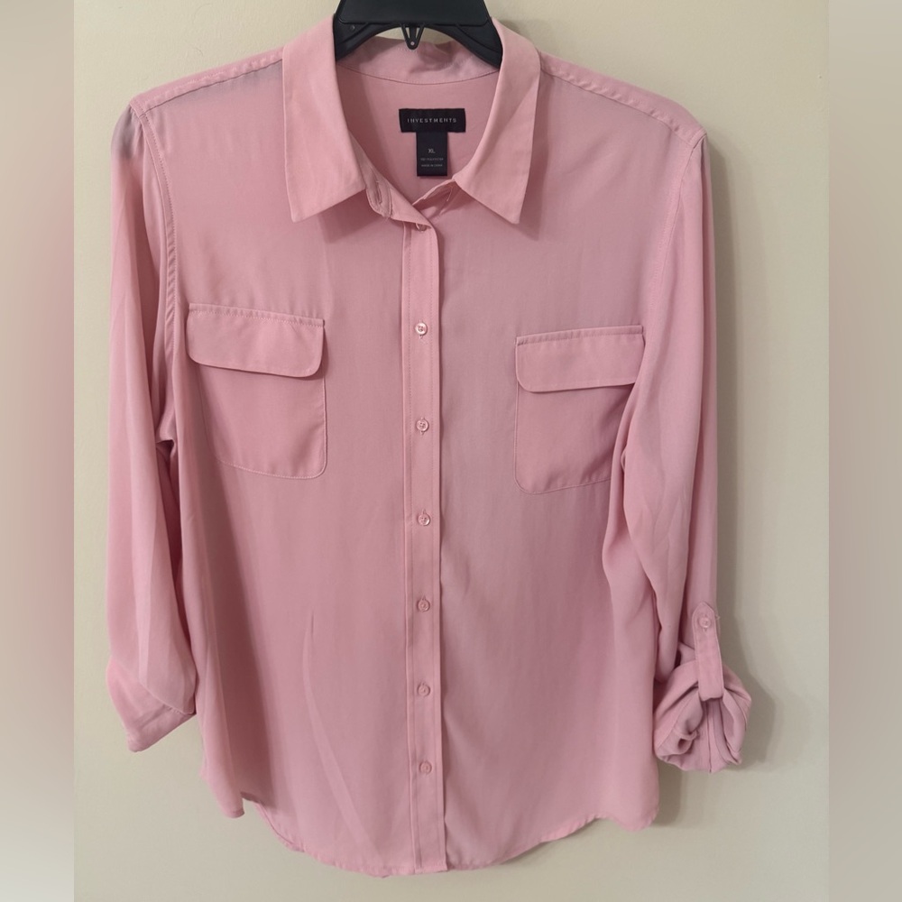 Investments Light Pink Blouse